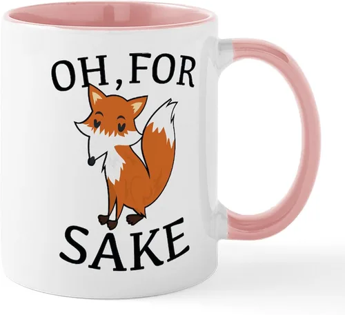 Miniatura 25 de CafePress Taza de café de cerámica For Fox Sake de 11 oz (11.0 fl oz)