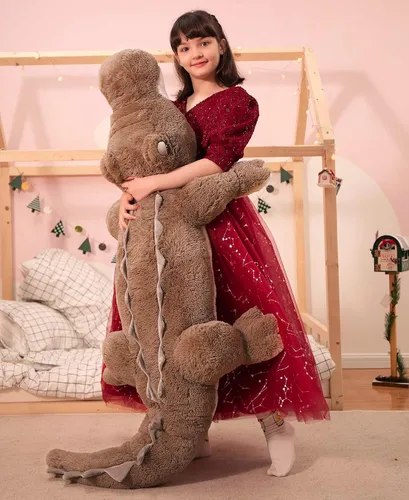 Miniatura 20 de MorisMos Peluche de tiburón gigante de 39 pulgadas, almohada grande de peluche de tiburón para niños, novia, color azul Tiburón azul 39