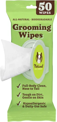 Miniatura 14 de Toallitas para Orejas de Perro Naturales (50 Unidades) Limpiador Higiénico para Orejas de Perro Infundido con Aceites Esenciales, Reduce el Olor