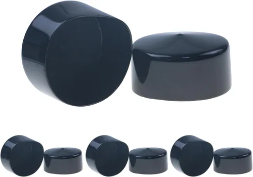 Miniatura 17 de Acocony Tapones de goma redondos de 1 pulgada, tapones de plástico de PVC flexible para agujeros redondos, color negro, paquete de 12