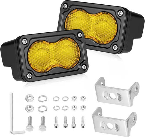 Miniatura 31 de Cápsulas LED ámbar, parte AKD de 3 pulgadas, luz LED de conducción de 40 W, luz LED todoterreno, luz de trabajo LED amarilla, luces antiniebla