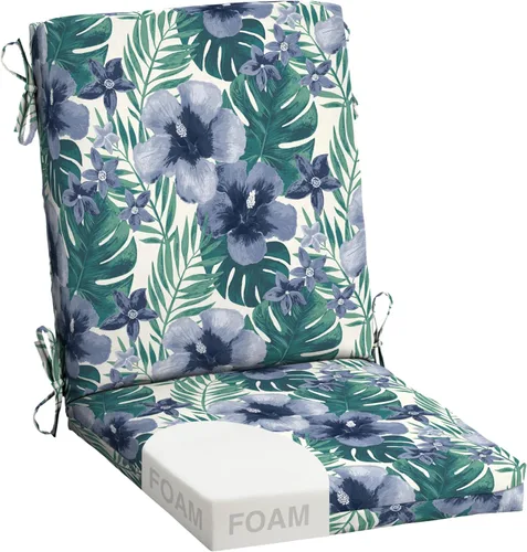 Miniatura 37 de Arden Foam - Cojines de espuma para sillas de patio y comedor, 20 x 44 pulgadas, espuma de alta densidad de alta densidad, nunca se aplana