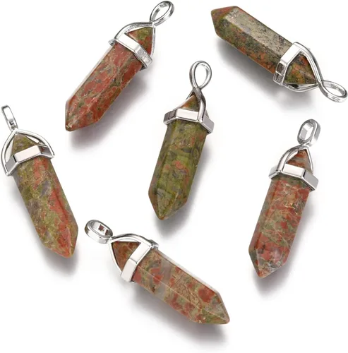 Miniatura 23 de FASHEWELRY Colgantes de encanto de piedras preciosas