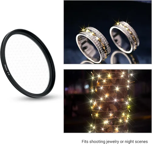 Miniatura 3 de PROfezzion Kit de filtro de estrella de 2.835 in, 3 piezas de filtro Starburst ajustable para Nikon Z6 Z6II Z7 Z7II con lente Z 0.945-2.756 in f4