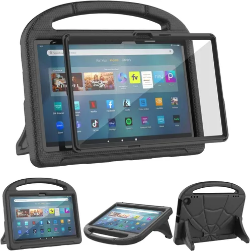 Miniatura 14 de Funda para tablet Amazon Fire Max 11 para niños (13ª generación, versión 2023), ligera, a prueba de golpes, con asa y soporte para tablet Kindle Azul