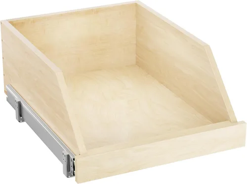 ROOMTEC Organizador de gabinete extraíble, estante de cajón de madera deslizante, cajones extraíbles para armarios, organizadores extraíbles