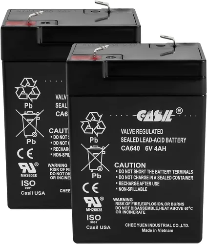 Miniatura 12 de Casil Batería de plomo-ácido sellada de 12 V 7.2 Ah – Reemplazo para Verizon FiOS PX12072-HG, batería de terminal F2 de 12 voltios y 7.2 amperios