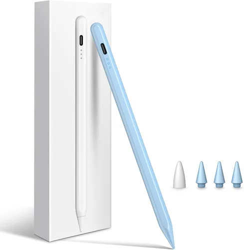 Cisteen Lápiz Táctil para iPad 2025-2018 con Carga Más Rápida, Lápiz con Sensor de Inclinación Compatible con iPad 10/9/8/7/6, 11ª A16, Air 11/13