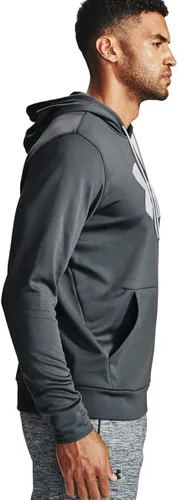 Miniatura 3 de Under Armour - Sudadera de polar con capucha, para hombre, con logotipo grande