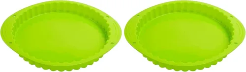 Miniatura 9 de Webake Tarta de silicona para tartas/sartén para flan de 9.5 pulgadas, molde antiadherente para pastel de pizza