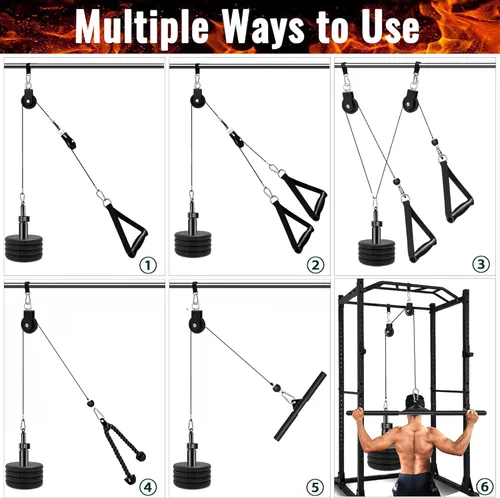 Miniatura 6 de ASIEIT Upgraded Ropeless Battle Rope for Home Gym, Adjustable Weight Battle Ropes for Advanced Fitness Training, Portable Workout Ropes for Negro
