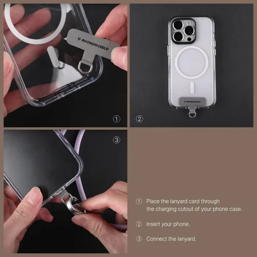 Miniatura 3 de RhinoShield Cordón trenzado para teléfono de muñeca, materiales reciclados, fácil de ajustar, encanto, correa duradera (tarjeta de jardín incluida)