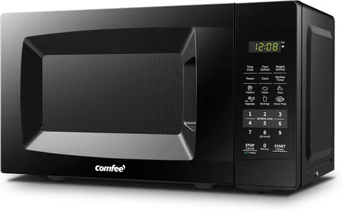 Miniatura 5 de BLACK+DECKER BCRK25B - Refrigerador compacto Energy Star de una sola puerta con congelador, 2.5 pies cúbicos, negro y horno microondas COMFEE
