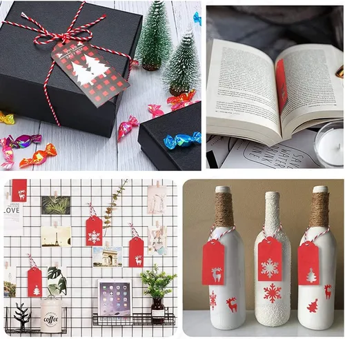 Miniatura 7 de Cuerda de cordel, cuerda de 328 pies, cordel de 2 mm para manualidades, arte, plantas de jardinería, envolver regalos, decoración para bodas