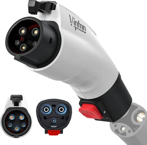 Miniatura 10 de VIPTOO Adaptador para Tesla a J1772, Compacto con Indicador de Luz, Compatible con Cargadores Tesla de Pared/Móvil/Destino, Convierte Tesla a J1772