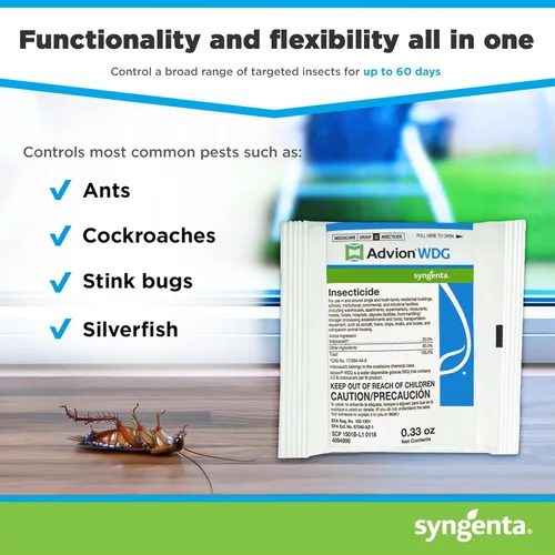 Miniatura 3 de Syngenta - Insecticida Advion WDG - Paquete de 0.33 oz