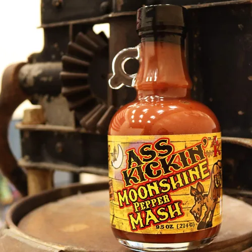 Miniatura 7 de ASS KICKIN' Moonshine - Puré de salsa picante de pimienta jalapeño de 9.5 onzas, prueba si te atreves, regalo gourmet perfecto para el fanático