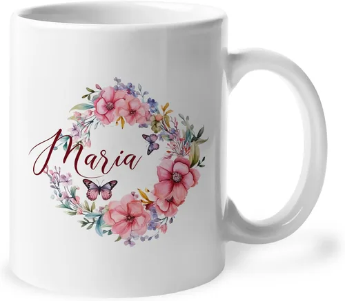 Miniatura 9 de Taza personalizada para amantes de los girasoles con nombre, regalos personalizados para amantes de las flores, taza de café de cerámica