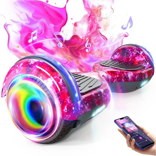 Miniatura 17 de SISIGAD Scooter, 6.5" Flash Wheels & Corlorful LED Lights, All for Girls Boys Kids Ages 6+ A-black