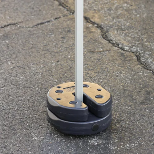 Miniatura 6 de US Weight Juego de 4 Pesas para Toldo de 20 Libras con Diseño Anti-Pellizco - Fácil Instalación y Remoción para Asegurar Tiendas de Campaña, Toldos