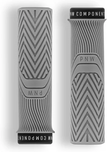 PNW Components Loam MTB Bike Grips - Puños de manillar de bicicleta de montaña con bloqueo - Goma pegajosa 25A - Agarre ergonómico para sendero y