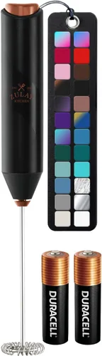 Miniatura 65 de Zulay Kitchen - Batidor eléctrico de mano para café, lattes, capuchinos, matcha y chocolate caliente, mezclador portátil para bebidas, accesorio
