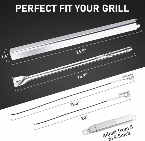 Miniatura 3 de Piezas de repuesto para parrilla Charbroil Performance de 5 quemadores 463448021 463450022 463451022, de 4 quemadores 463365021 463352521, Las