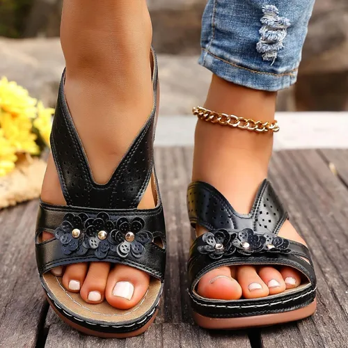 Miniatura 2 de Ladmiple - Sandalias ortopédicas para mujer, cómodas para caminar, informales, para verano, con soporte para el arco