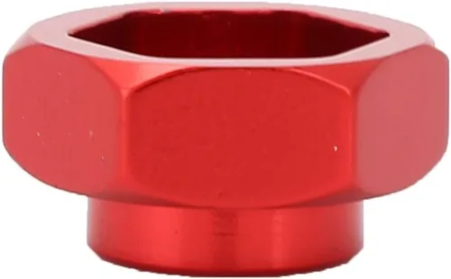 Miniatura 8 de Dilwe 4PCS Metal RC Wheel Hex Hubs 0.472 in a 0.669 in Adaptador para HSP 1/10 Vehículo de Carretera Eléctrico Camión (Rojo)