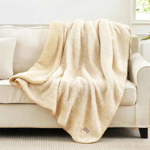 Miniatura 15 de Cozy Bliss Manta Sherpa de lujo para sofá, manta gruesa reversible de cuadros Buffalo de alta calidad, cálida y acogedora manta suave para el hogar