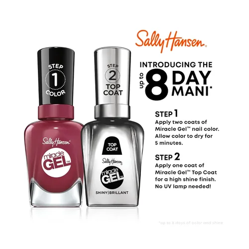 Miniatura 5 de SALLY HANSEN Miracle Gel - Esmalte de uñas