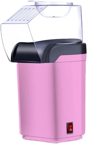 Máquina portátil de palomitas de maíz, máquina de palomitas de maíz, máquina de palomitas de maíz, rápida y fácil de usar, para familias con y Rosa