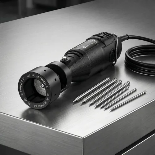 Miniatura 4 de Afilador de electrodo de tungsteno - Afilador universal de aluminio TIG soldadura tungsteno herramienta de cabeza, con ranura afilador de tungsteno