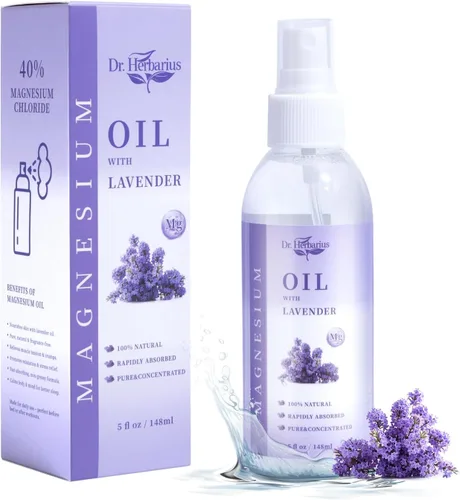 Miniatura 7 de Aceite de magnesio para pies, spray de aceite de magnesio tamaño viaje: magnesio tópico puro del mar muerto, hipoalergénico, no graso, fácil