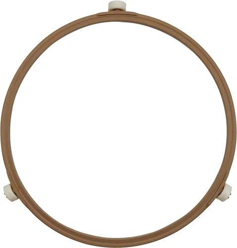 Miniatura 9 de Anillo giratorio de microondas de 7 pulgadas con rodillos de 0.551 in, soporte de bandeja giratoria de placa de vidrio para horno de microondas de 7