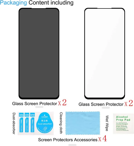 Miniatura 7 de Protector de pantalla de privacidad 2+2 2 + 2 transparentes para Samsung Galaxy S20 FE/ A53 5G/ A51 5G/ A52 4G/ A52 5G / A52s