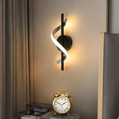 Miniatura 2 de Apliques de pared modernos, lámparas de pared de 9 W, lámparas de pared LED de aluminio para dormitorio, sala de estar, pasillo, hotel