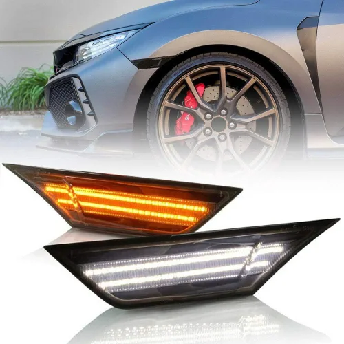 Miniatura 7 de Luces de posición NSLUMO delanteras de LED para Honda Civic OEM#H02551127N