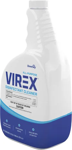 Miniatura 2 de VIREX Diversey CBD540540 Limpiador desinfectante líquido multiusos, mata el 99.9% de los gérmenes y elimina olores, aroma a limón, spray listo