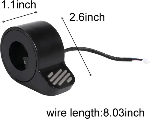 Miniatura 2 de MIMIRACLE Acelerador de velocidad para Ninebot ES1 ES2 ES3 ES4 ES5 Scooter eléctrico dedo acelerador freno acelerador