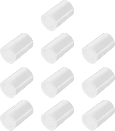 Miniatura 3 de 1.378 in Calibre Plástico Film Canisters con tapas -10pc (negro)