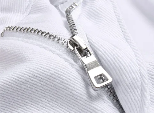 Miniatura 7 de OIIIO Pantalón vaquero de pierna recta rasgados para hombre