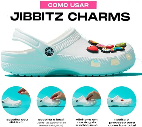Miniatura 2 de Crocs - Pines Jibbitz unisex para zapatos de adultos, dijes de letras individuales y bonitos, para niñas y niños