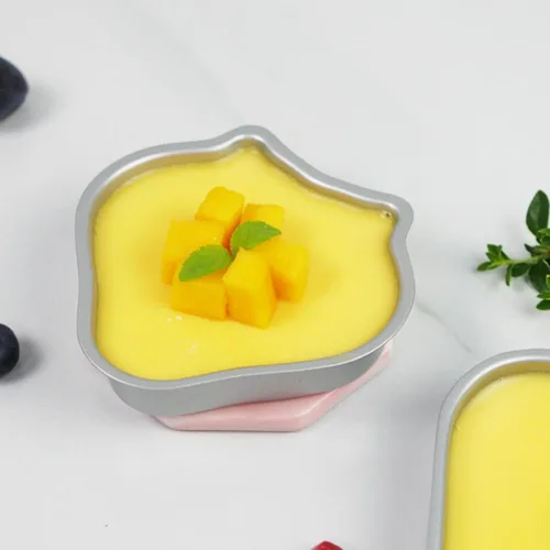 Miniatura 2 de Cabilock Molde de mini pastel en forma de fresa, sartén antiadherente para pudín, jalea y tartas de huevo, molde de postre en forma de fruta pequeña