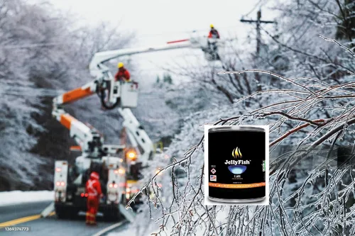 Miniatura 4 de Real JellyFish Flame Premium Gel Fuel 48 latas para interiores o exteriores, fabricadas en Estados Unidos, 13 onzas