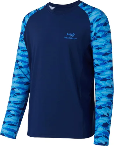 Miniatura 13 de Bassdash UPF 50 Camiseta de pesca para hombre con camuflaje, manga larga, sudadera de secado rápido