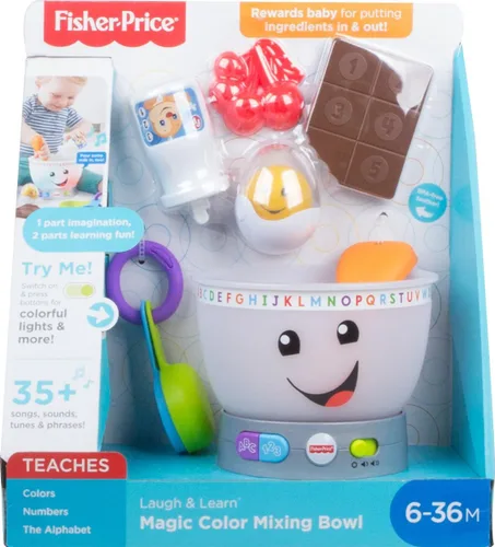 Miniatura 6 de Fisher-Price Laugh & Learn Magic Color - Cuenco para mezclar, jueguete músical para bebé