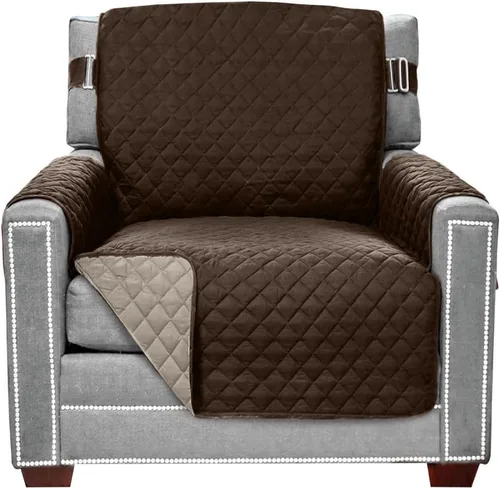 Miniatura 155 de Sofa Shield - Funda para sillón reclinable con correa patentada, protector de cojín, funda reversible diseñada en EE. UU. resistente a manchas