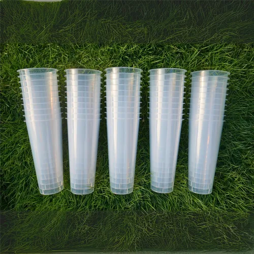 Miniatura 2 de Maceta Transparente de Bricolaje para Orquídeas – Macetas Tipo Taza de Té de 3.5 Pulgadas y Cubiertas Elegantes para Phalaenopsis, Suculentas