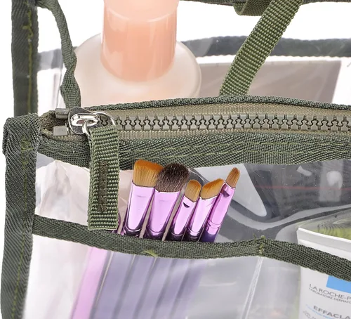 Miniatura 41 de Bolso de mano estilo cartera de Vercord para mujer con organizador incorporado, estampado bien definido, con manijas y cremallera, tamaño 2